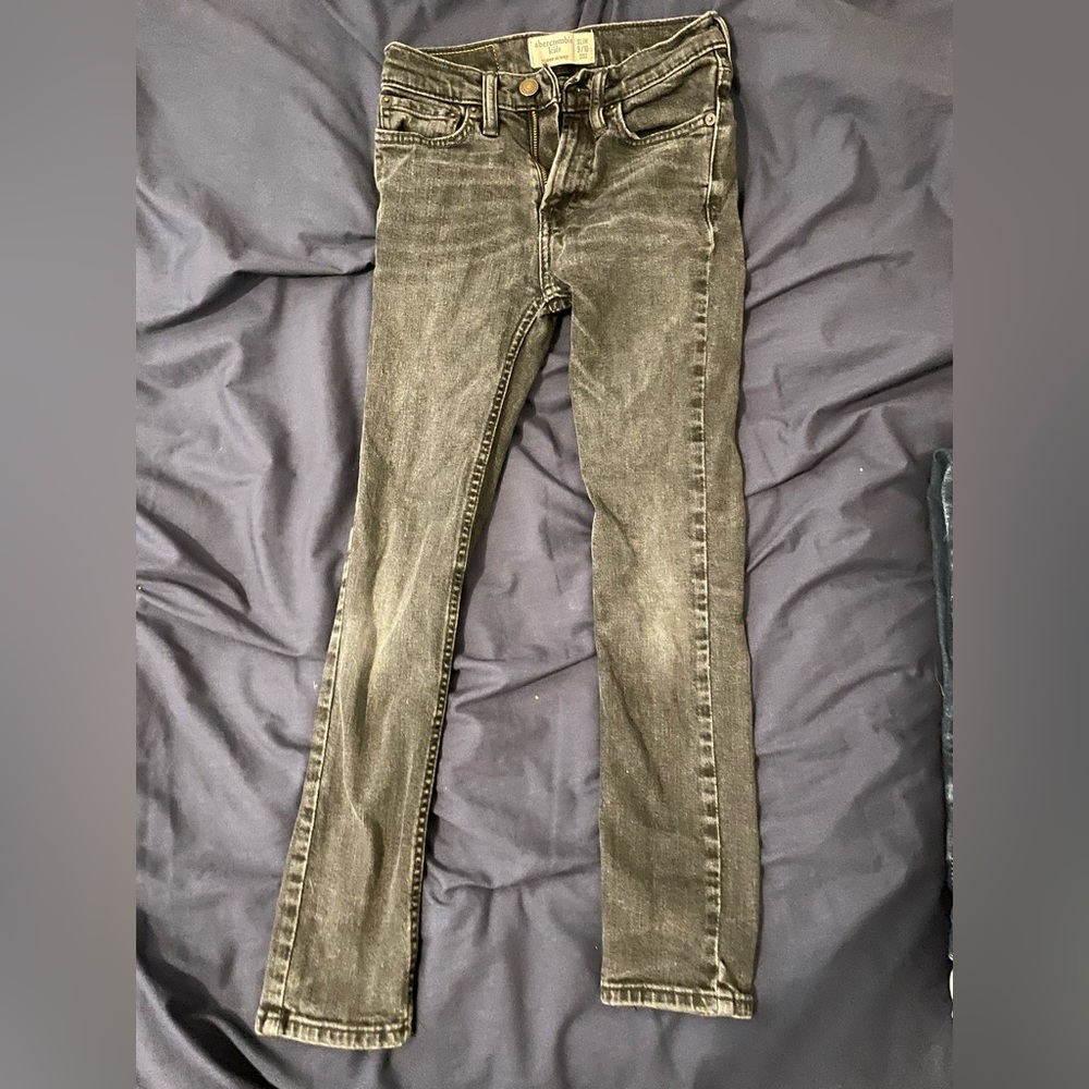 Black super skinny Jean Abercrombie kids